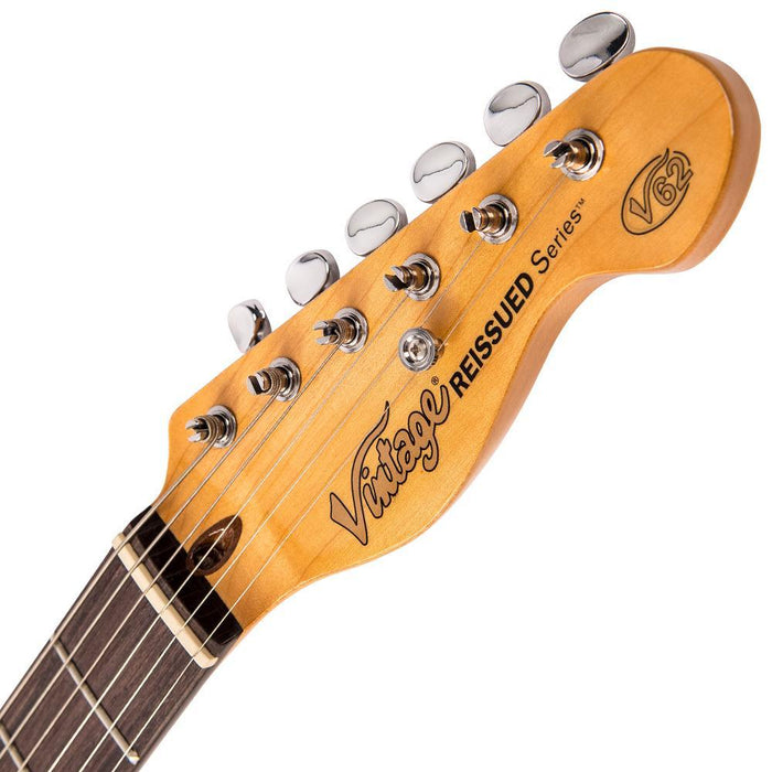 Vintage V62 ReIssued Electric Guitar ~ Ash Blonde - DD Music Geek