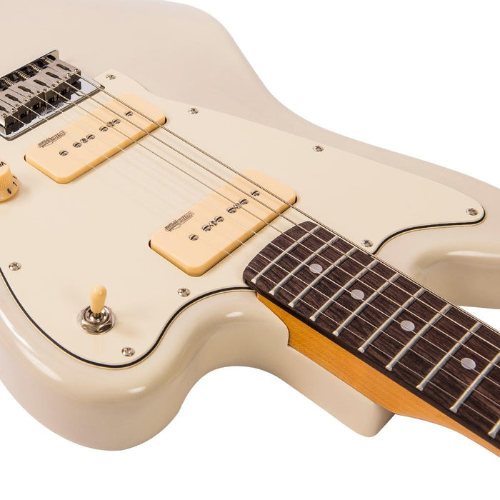 Vintage V65 ReIssued Hard Tail Electric Guitar ~ Blonde - DD Music Geek