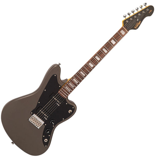 Vintage V65H ReIssued Hard Tail Electric Guitar ~ Satin Grey - DD Music Geek