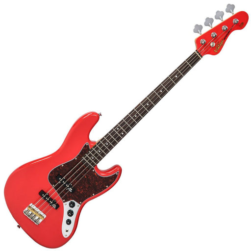 Vintage VJ74 ReIssued Bass ~ Firenza Red - DD Music Geek