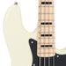 Vintage VJ74 ReIssued Maple Fingerboard Bass Guitar ~ Vintage White - DD Music Geek