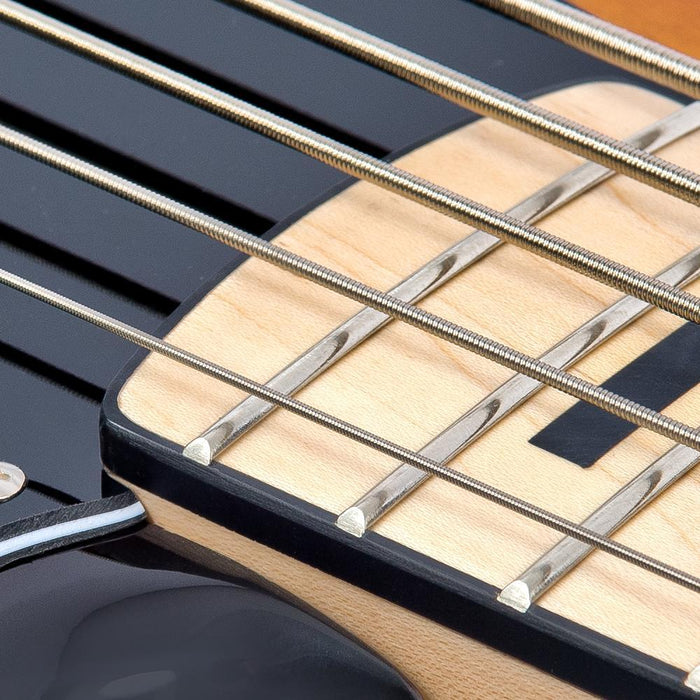 Vintage VJ75 ReIssued Maple Fingerboard Bass Guitar ~ 5-String ~ Sunburst - DD Music Geek