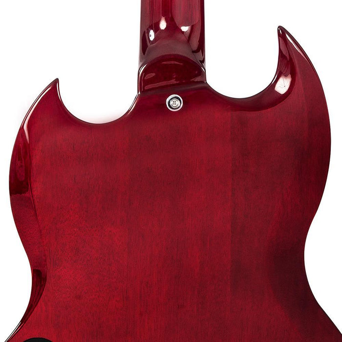 Vintage VS4 ReIssued Bass Guitar ~ Cherry Red - DD Music Geek