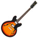 Vintage VSA500 ReIssued 12-String Semi Acoustic Guitar ~ Sunburst - DD Music Geek