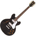 Vintage VSA500P ReIssued Semi Acoustic Guitar ~ Boulevard Black - DD Music Geek