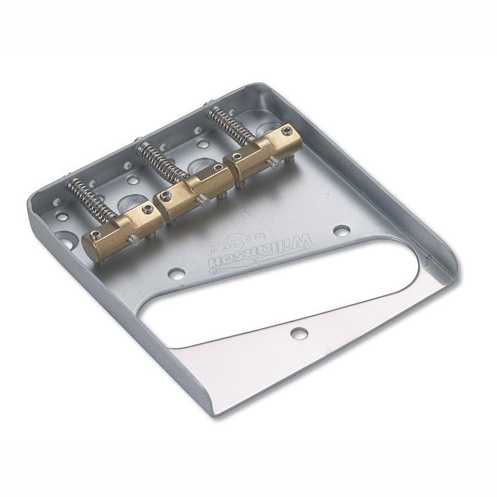 Wilkinson Classic 3-Saddle Guitar Bridge ~ Chrome - DD Music Geek