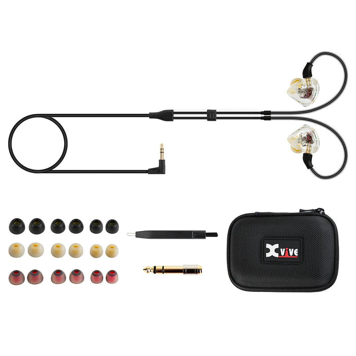 Xvive T9 In-Ear Monitors ~ Dual Balanced Drivers - DD Music Geek