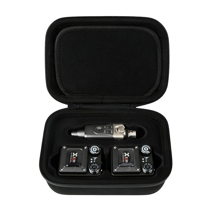 Xvive Travel Case for U4R2 In-Ear Monitor Wireless System (2 Receivers) - DD Music Geek