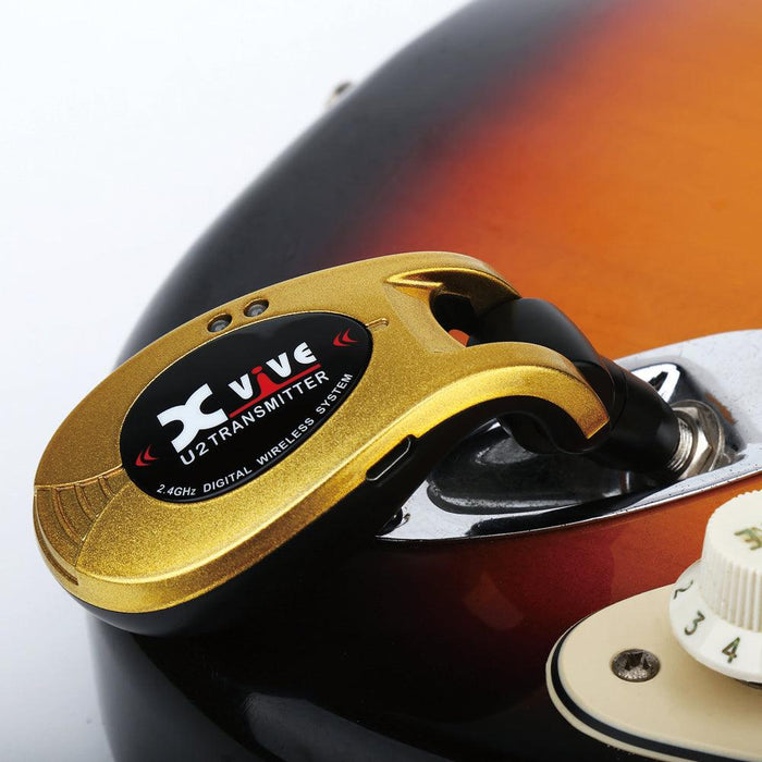 Xvive Wireless Guitar System ~ Gold - DD Music Geek