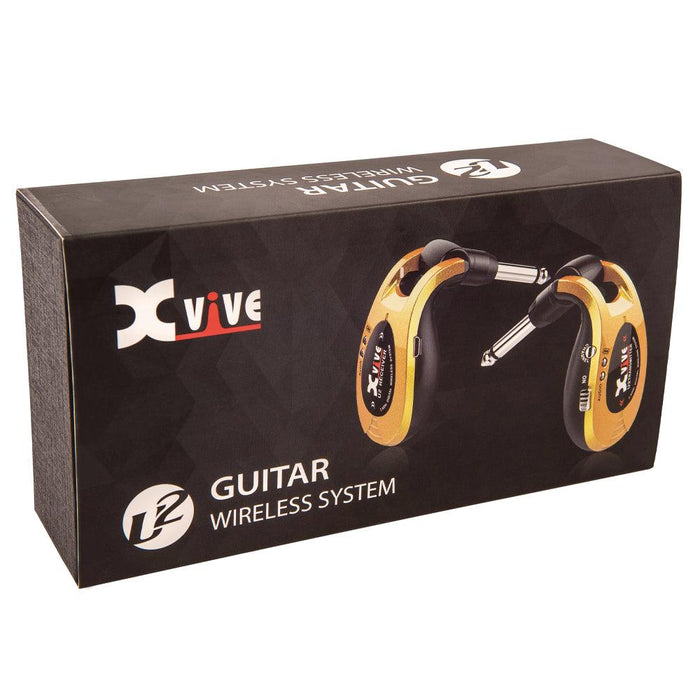 Xvive Wireless Guitar System ~ Gold - DD Music Geek
